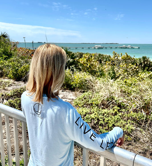 Tortola Teal Women's  Bamboo Long Sleeve